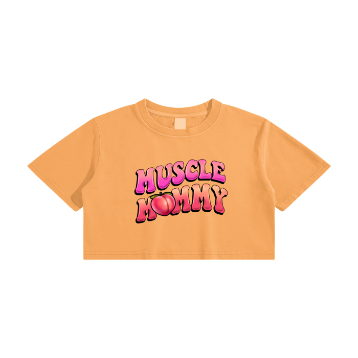 Muscle Mommy Crop Top - 220 GSM