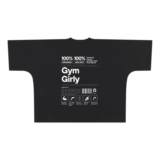 Box Shirt Gym Girly Nutrition Facts