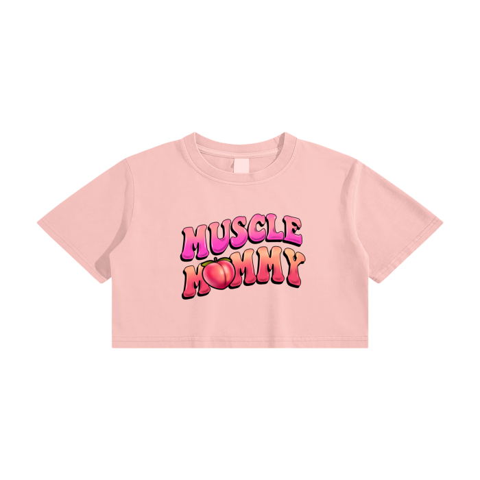 Muscle Mommy Crop Top - 220 GSM