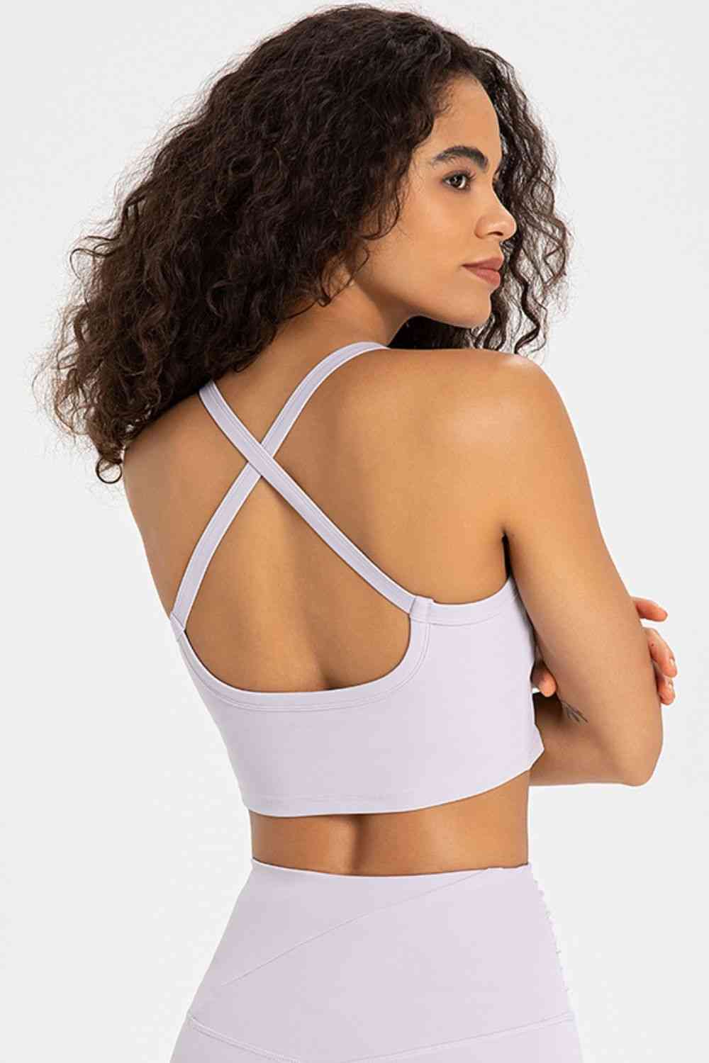 Cross Back Charm Sports Bra