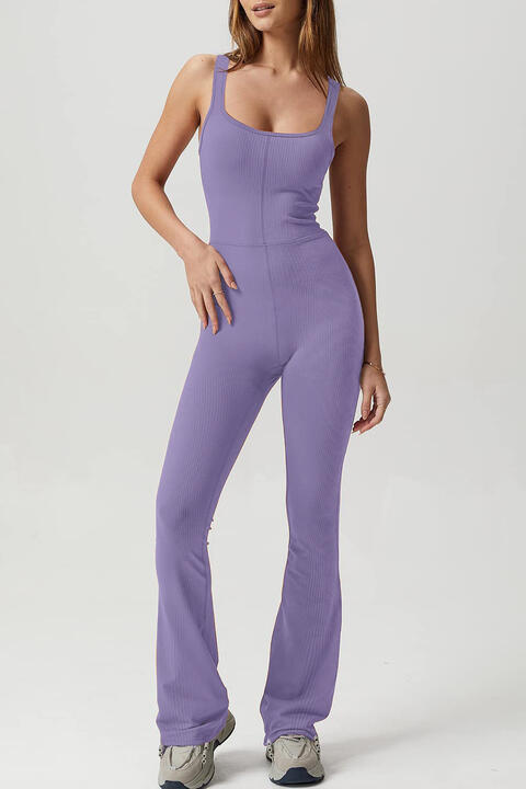 Not a Square Sleeveless Sports Jumpsuit