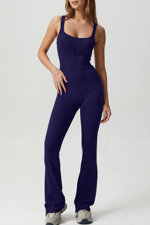 Not a Square Sleeveless Sports Jumpsuit